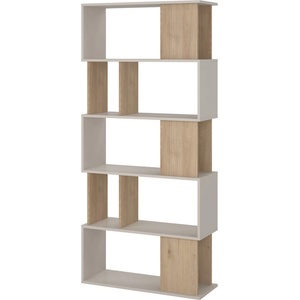 Tvilum Кремава библиотека от декор от дъб 80x173, 5x29, 5 cm Maze - Tvilum (71735nkhl)