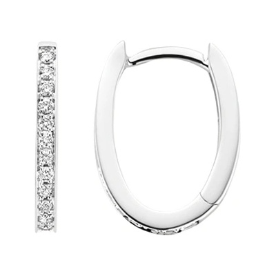 Blush Дамски обеци от бяло злато с диаманти Blush 7622WDI (7622WDI)