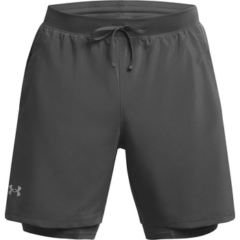 Under Armour Къси панталони Under Armour Men's UA Launch Run 2-in-1 Shorts - C Rock/Reflect