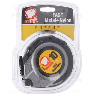 MEDID 264510 Svinovací metr 15mm 10m Mat.těl: ABS elastolan