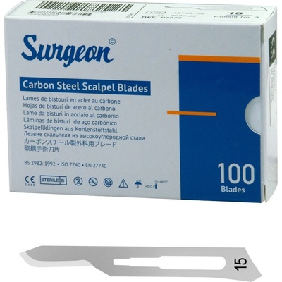 Surgeon Skalpelová čepieľka sterilná č. 15 - 1ks