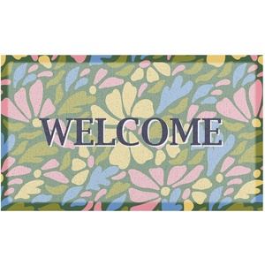 Artsy Mats Изтривалка от PVC 40x70 cm Welcome - Artsy Doormats (DMW-WELCOMEPASTELS-7040)