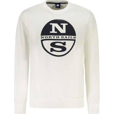 North Sails Мъжки суитшърт с цип north sails, Размер 2xl, Цвят Бяло (993023000_bi0105)