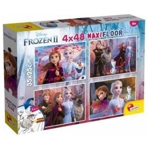 Lisciani Lisciani Puzzle Supermaxi 4x48 Frozen 2