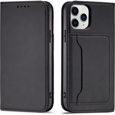 HQWear Калъф с отделение за карти Magnet Card Case за iPhone 12 Pro Max, черен (9145576250822)