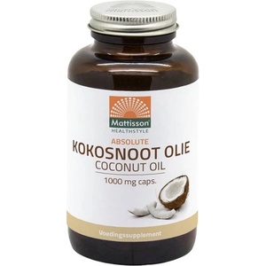 Mattisson Healthstyle Absolute Coconut Oil, 1000 mg, 120 капсули, Mattisson Healthstyle (MT1551)