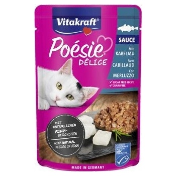 Vitakraft Cat Poesia DéliSauce treska 85 g