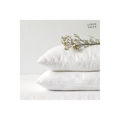 Linen Tales Ленена калъфка за възглавница 80x80 cm White - Linen Tales (LT-PC-80x80-W)