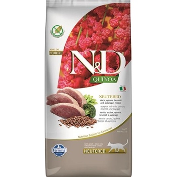 N&D cat QUINOA adult neutered duck broccoli&asparagus 5 kg