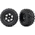 Traxxas колело 4.3/5.7", диск X-Maxx черен, гума Sledgehammer (чифт)