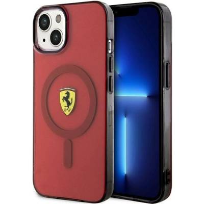 Ferrari Кейс Ferrari FEHMP14SURKR за iPhone 14 6.1"", червен / червен, твърд, Translucent Magsafe (FER000561-0)