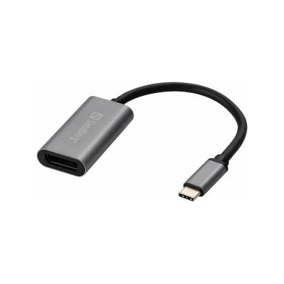 SANDBERG USB-C to DisplayPort Link USB-C to DisplayPort Link, USB Type-C, DisplayPort, Male, Female, Grey, Windows 10, Windows 7, Windows 8