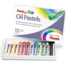 Pentel Pastely olejové kulaté 12 barev