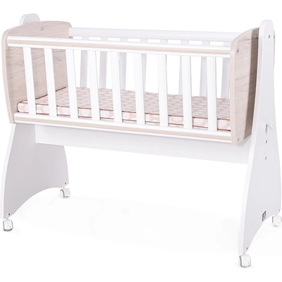 Lorelli Бебешко легло-люлка Lorelli - First Dreams, бяло/светъл дъб (10150550045)