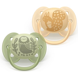 Philips Залъгалки Philips Avent Ultra Soft 6-18м неутрални с декор (Ultra Soft)
