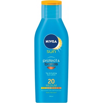 Image 1 of Nivea Sun Protect & Bronze слънцезащитен лосион SPF 20 200 мл