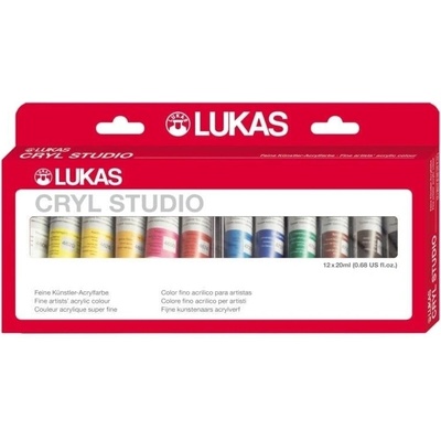 LUKAS Cryl Studio Комплект акрилни бои 12 x 20 ml (65410000)