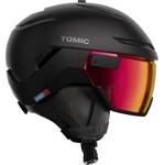 Atomic Ски каска Atomic Savor GT Amid Visor Photochromic S1-3 Ski helmet - Black / Red Photo - размер One Size (418-1613-0114)