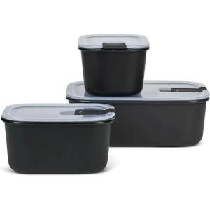 Mepal EasyClip 2x450 + 1000 ml Цвят: черен