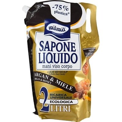 Milmil Argan & Honey tekuté mydlo 2l