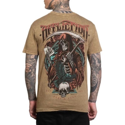 AFFLICTION мъжка тениска affliction - axes & aces - a26297-twlv