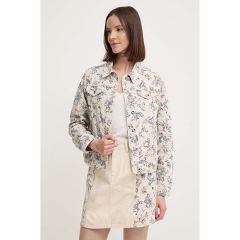 Pepe Jeans Дънково яке Pepe Jeans REGULAR JACKET PAISLEY в бежово преходен модел PL402409 (PL402409)