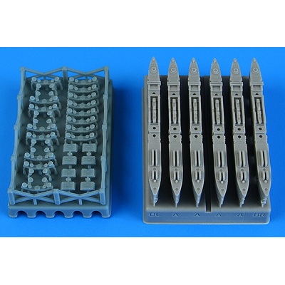 ZVEZDA AIRES Mil Mi8MT/Mi17 pylons for 1:48