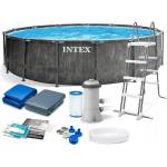 Intex Басейн Intex Greywood 457 x 122 см с метална конструкция и филтрация