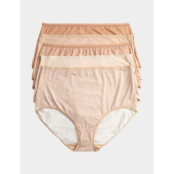 Marks & Spencer Бикини с талия от микрофибър, без видим подгъв, 5 броя в опаковка Marks & Spencer Marks & Spencer | Bezhov | ЖЕНИ | L