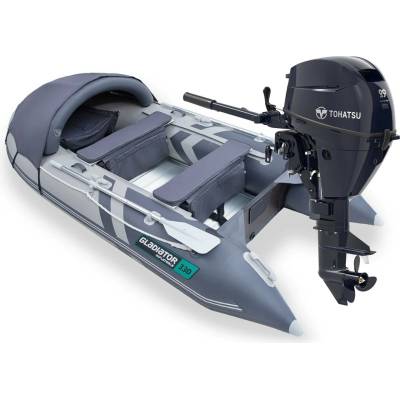 Gladiator C330 AL a Tohatsu MFS9,9CY S