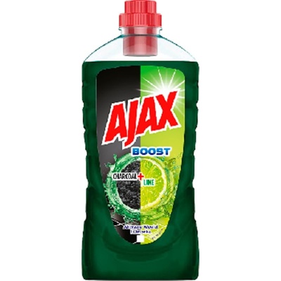 Ajax Boost Charcoal and Lime čistiaci prostriedok na podlahy 1 l