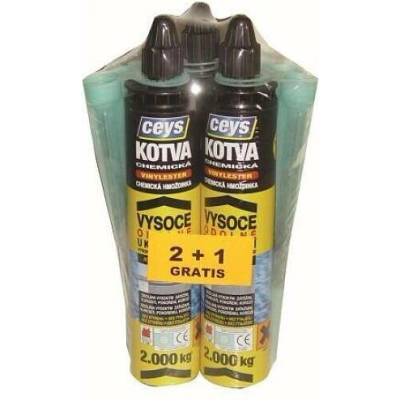 CEYS kotva montážní chemická 300ml VINYLESTER 2+1 GRATIS