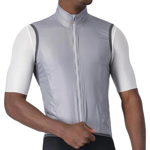 Castelli Мъжки елек за колоездене Castelli Aria 2 Vest Cycling vest - Silver Gray / Dark Gray - размер XXL (054-0353-0516)
