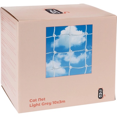 Tiaki Bezpečnostní síť s drátěnou výztuhou světle šedá 10 x 3 m – Zbozi.Blesk.cz