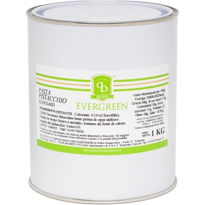Evergreen di Pietro Bonaccorso 100% Pistáciová pasta Mediterano s chlorofylom 1 kg