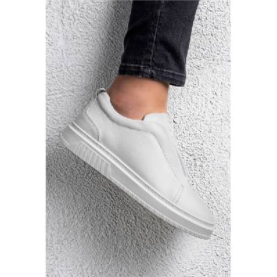 Ducavelli Мъжки спортни обувки от естествена кожа - Бели #397611 (397611_Бяло)