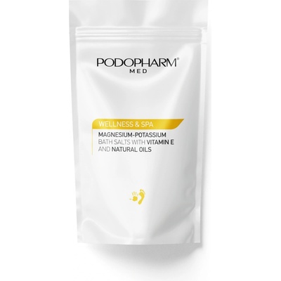 PODOPHARM MED hořčíkovo-draselná koupelová sůl s vit. E a oleji 1400 g