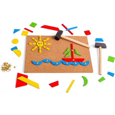 Bigjigs Toys Korková zatĺkačka 229 ks