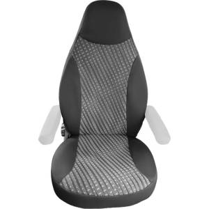  Тапицерия Petex за Camper - за 1 седалка - Черно-сив цвят