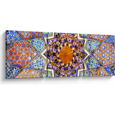 Obraz mozaiky, třídílný 90x30 cm