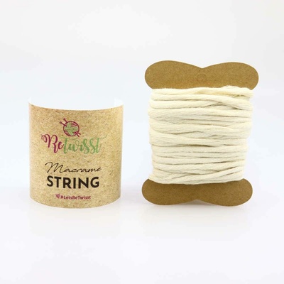 ReTwisst Macrame String 3 mm / 10 m, 07 slonová kost