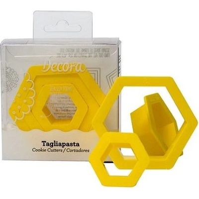 Vykrajovačka hexagon 3 ks