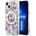 GUESS Кейс Guess GUHMP14SHCFWST за iPhone 14 6.1", прозрачен, твърд, Flower MagSafe (GUE002736-0)