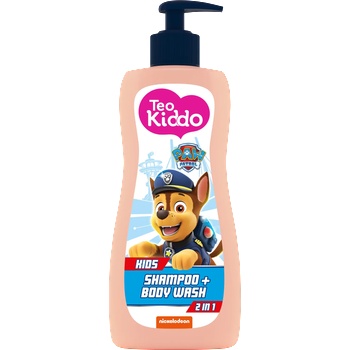 Teo Kiddo Шампоан и душ гел 2 в 1 Teo Kiddo - Paw Patrol, 400 ml, за момчета