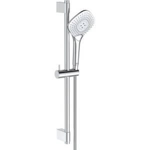 Ideal Standard Idealrain Evo Jet - Диамантен комплект душ слушалка, 3 струи, 60 см прът и маркуч, хром B1762AA (B1762AA)