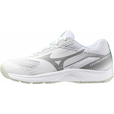 Mizuno Cyclone Speed 5 Jr. White/Black/Frozen Emerald