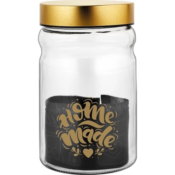 Mercanlar M-331128 / 132022 / 331105-Буркан с метален капак "HERA"/"VOCA" 1400cc ЗЛАТИСТ (0154322)