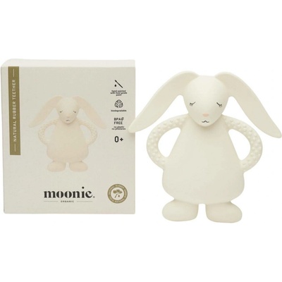 Moonie kousátko přírodní kaučuk zajíček cream