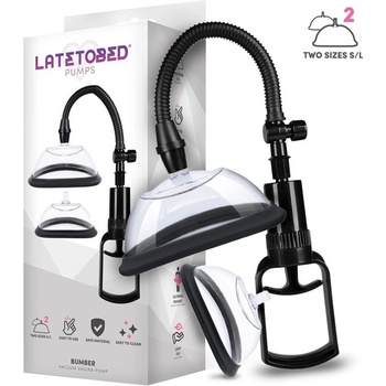 Image 1 of LateToBed Bumper Manual Vacuum Vagina Pump with 2 Cups