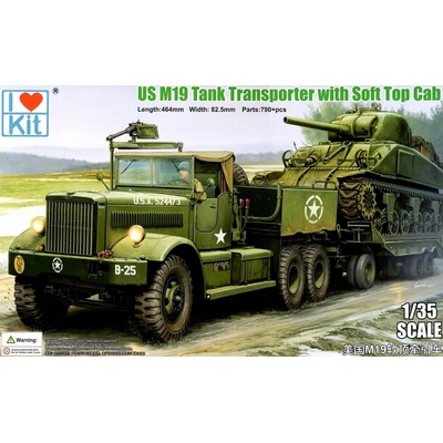 Merit I LOVE KIT International U.S. M19 Tank Transporter Soft Cab 1:35